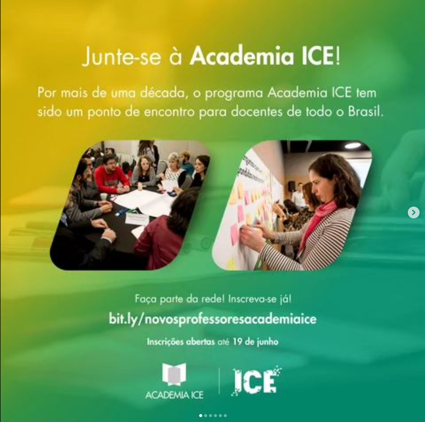 Última chamada para cadastro de professores na Academia ICE