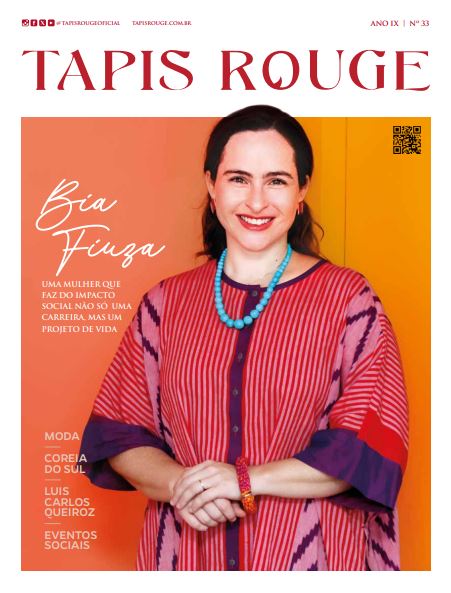 Bia Fiuza é capa da edição 33.2024 da revista Tapis Rouge