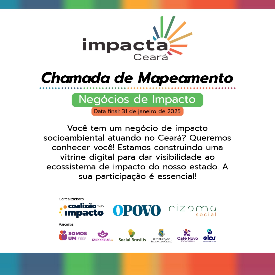 Participe do Mapeamento de Negócios de Impacto no Ceará!